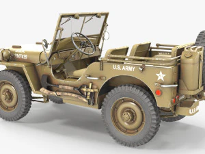 jeep willys mb 3D Model