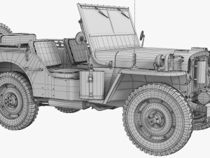 jeep willys mb 3D Model