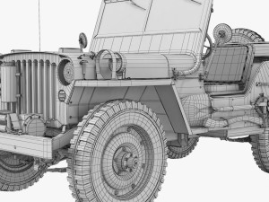 jeep willys mb 3D Model