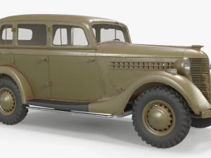 газ 61 3D Модель