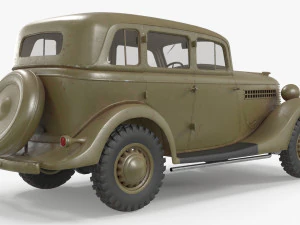 газ 61 3D Модель