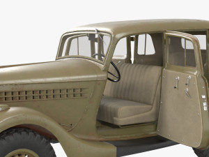 gaz 61 Modelo 3D