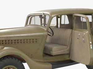 газ 61 3D Модель