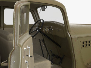 gaz 61 Modelo 3D
