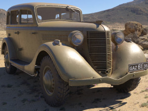 gaz 61 Modelo 3D