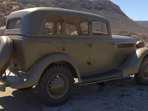 gaz 61 Modelo 3D