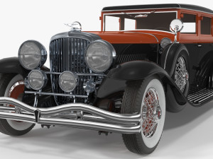 duesenberg j arlington sedan 1930 3Dモデル