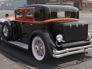 duesenberg j arlington sedan 1930 3Dモデル
