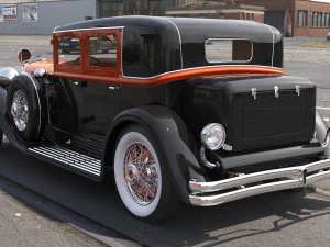duesenberg j arlington sedan 1930 3D Model