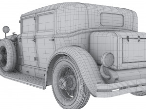 duesenberg j arlington sedan 1930 3Dモデル