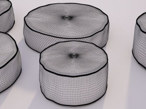 seating pouf Modelo 3D