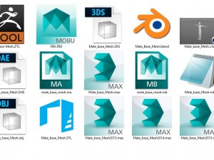 base mesh 3D Model