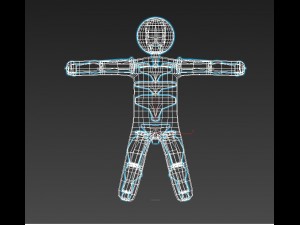 stick man Model 3D