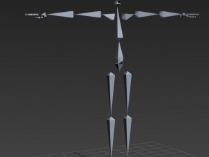 low poly rigged male character 3D-Modell