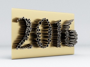 2016 new year 3D Модель