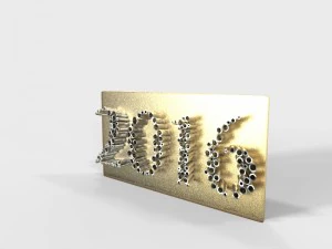 2016 new year 3D Model