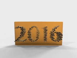 2016 new year 3D Модель