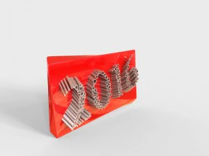 new year 2016 3D Model