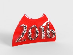 new year 2016 Model 3D