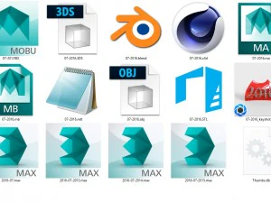 new year 2016 3D Model
