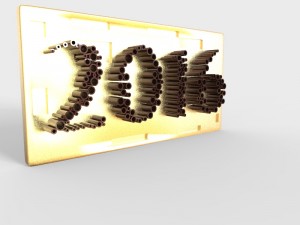 new year 2016 Modelo 3D