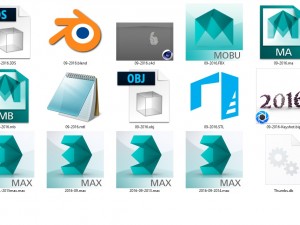 new year 2016 3D Model