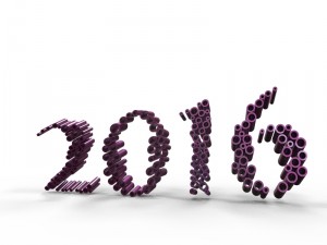 new year 2016 3D Model