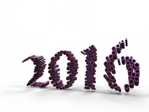 new year 2016 3D Model