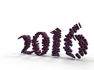 new year 2016 3D Model