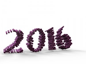 new year 2016 3D Model