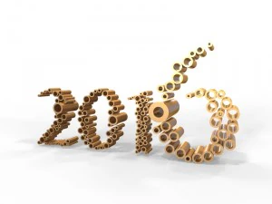 ano novo 2016 Modelo 3D