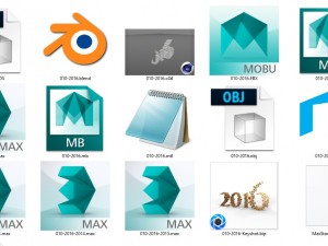new year 2016 3D Model