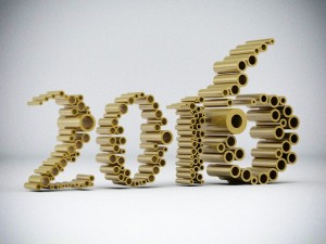 new year 2016 3D Model