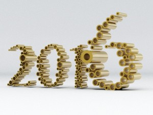 new year 2016 3D Model
