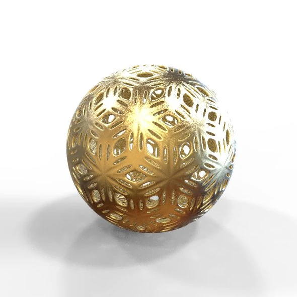 christmas ball 3D Model .c4d .max .obj .3ds .fbx .stl .blend 