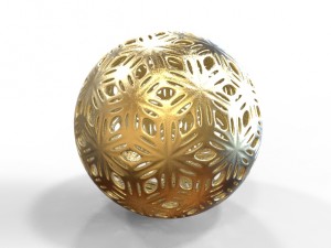 christmas ball Model 3D