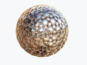 bola de natal Modelo 3D