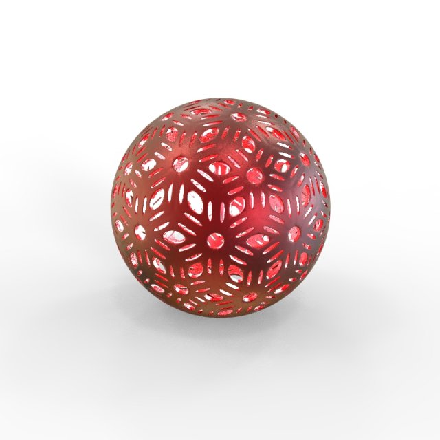 christmas ball 3D 模型 .c4d .max .obj .3ds .fbx .stl .blend 