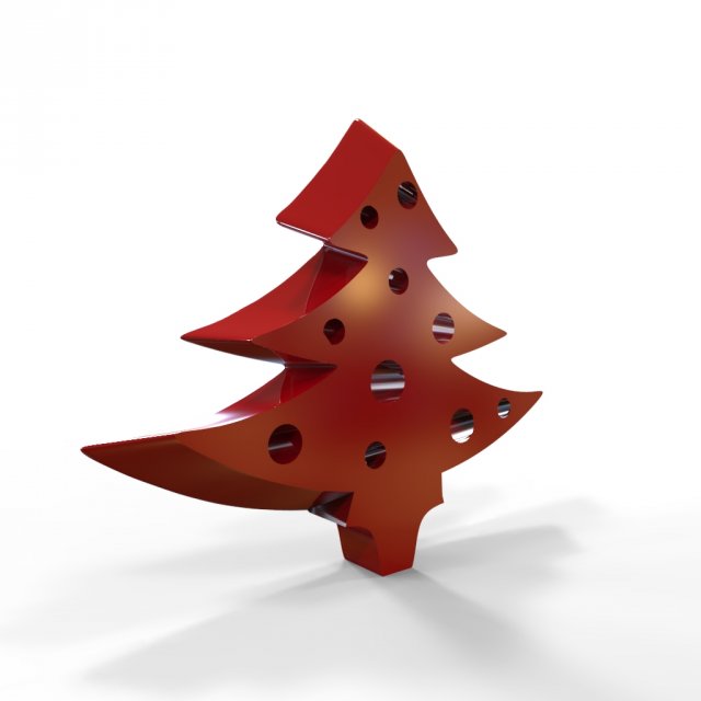 christmas tree 3D Model .c4d .max .obj .3ds .fbx .stl .blend 
