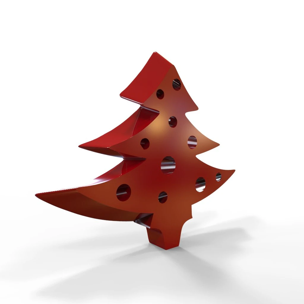 christmas tree 3D Model .c4d .max .obj .3ds .fbx .stl .blend 