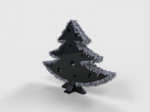 christmas tree 3D मॉडल