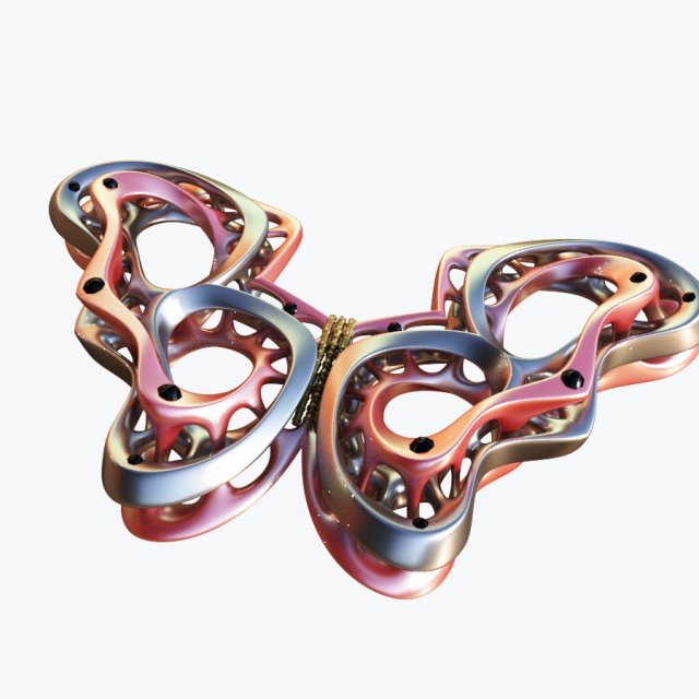 butterfly Modèle 3D .c4d .max .obj .3ds .fbx .stl .blend 