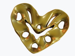 love heart Model 3D