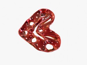 love heart Model 3D