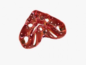 love heart Model 3D