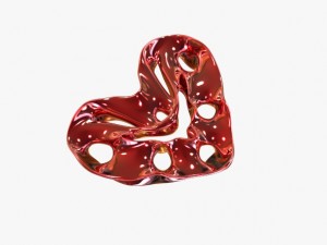 love heart Model 3D