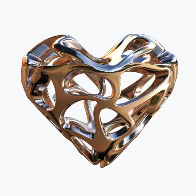 love heart 3D 모델 .c4d .max .obj .3ds .fbx .stl .blend 