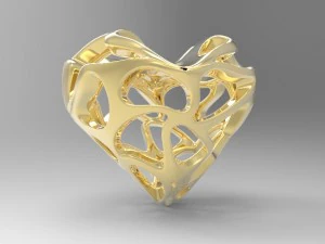 love heart 3D Model