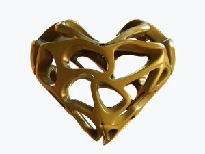 love heart 3D Model
