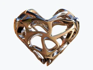 love heart 3D Model
